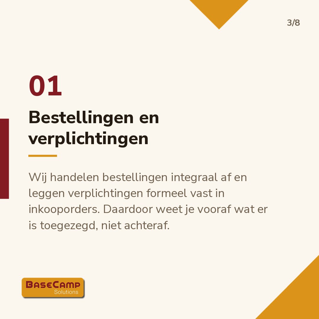Inkoop Camp, slide 3 van 8
