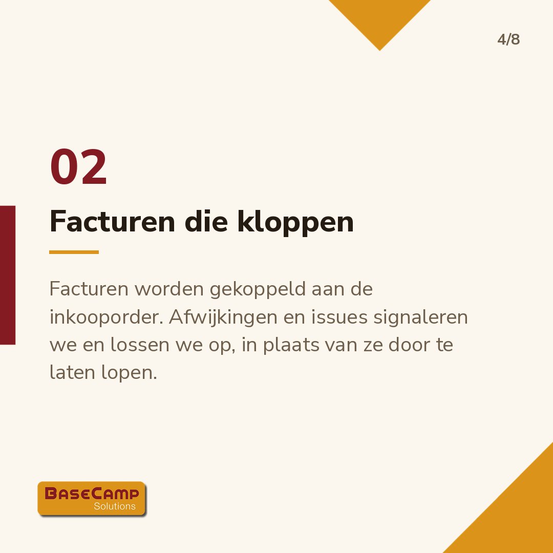 Inkoop Camp, slide 4 van 8